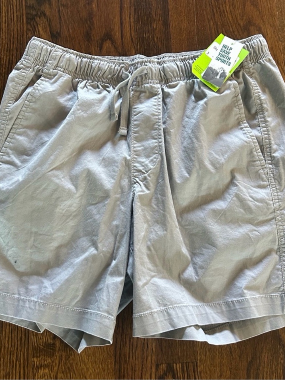 NWT DSG Light Charcoal Gray Everyday casual 6”  Relaxed Mens Small Shorts